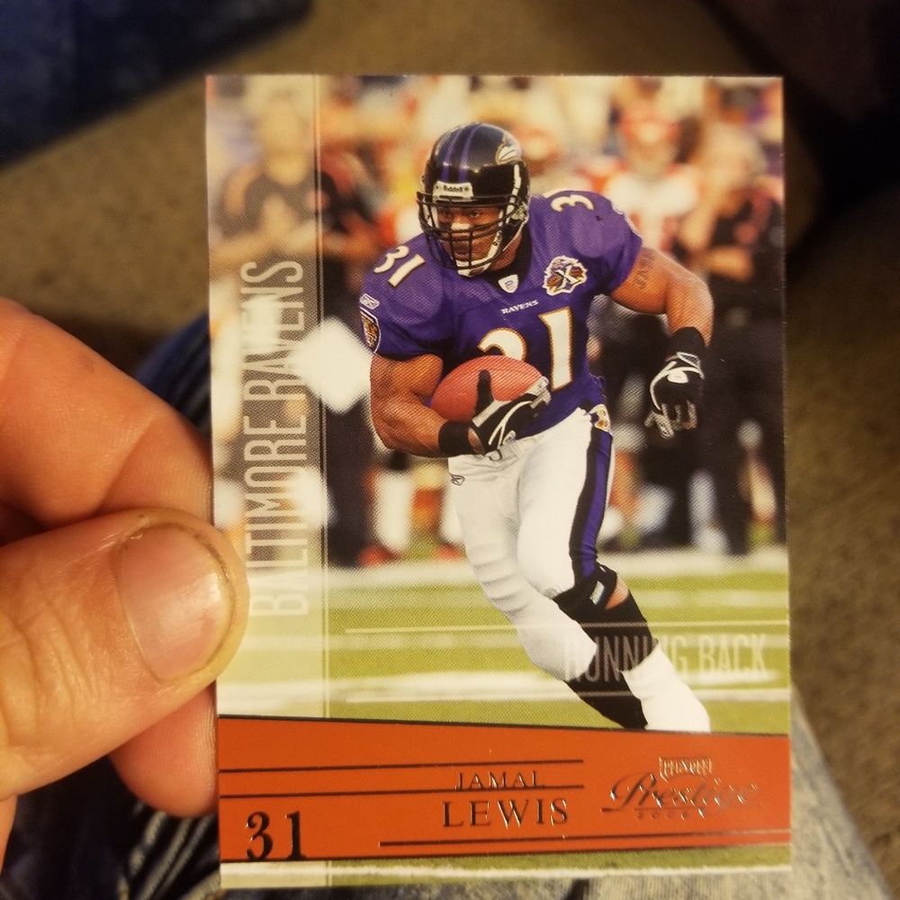 Jamal lewis #12 2006 playoff prestige football car